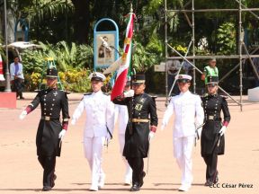 Exhibición de fantasía militar en homenaje al 40 aniversario del Ejército de Nicaragua