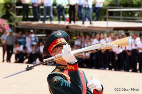 Exhibición de fantasía militar en homenaje al 40 aniversario del Ejército de Nicaragua