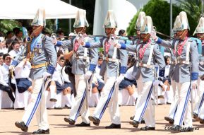 Exhibición de fantasía militar en homenaje al 40 aniversario del Ejército de Nicaragua