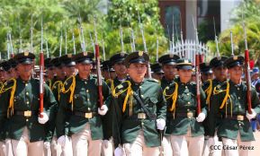 Exhibición de fantasía militar en homenaje al 40 aniversario del Ejército de Nicaragua