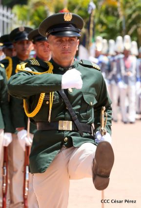 Exhibición de fantasía militar en homenaje al 40 aniversario del Ejército de Nicaragua
