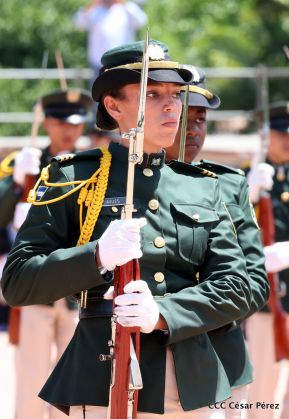 Exhibición de fantasía militar en homenaje al 40 aniversario del Ejército de Nicaragua