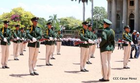 Exhibición de fantasía militar en homenaje al 40 aniversario del Ejército de Nicaragua