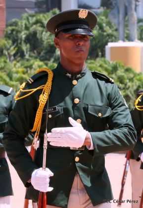 Exhibición de fantasía militar en homenaje al 40 aniversario del Ejército de Nicaragua