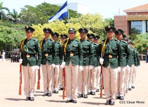 Exhibición de fantasía militar en homenaje al 40 aniversario del Ejército de Nicaragua