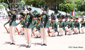 Exhibición de fantasía militar en homenaje al 40 aniversario del Ejército de Nicaragua