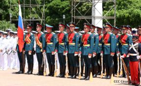 Exhibición de fantasía militar en homenaje al 40 aniversario del Ejército de Nicaragua