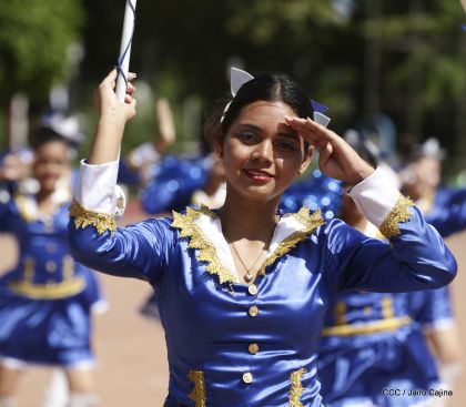 Exhibición de fantasía militar en homenaje al 40 aniversario del Ejército de Nicaragua