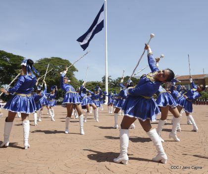 Exhibición de fantasía militar en homenaje al 40 aniversario del Ejército de Nicaragua