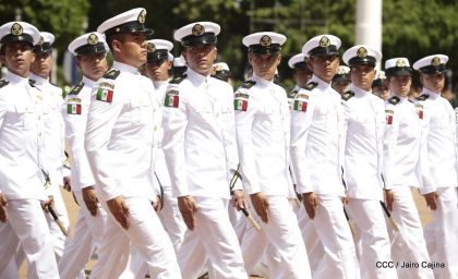 Exhibición de fantasía militar en homenaje al 40 aniversario del Ejército de Nicaragua