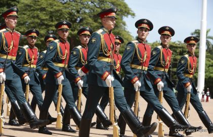 Exhibición de fantasía militar en homenaje al 40 aniversario del Ejército de Nicaragua