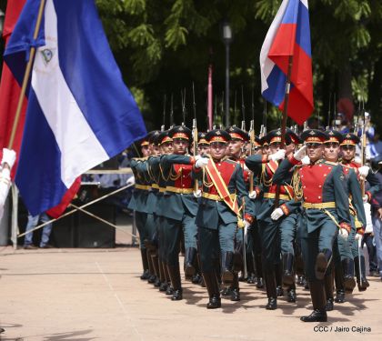 Exhibición de fantasía militar en homenaje al 40 aniversario del Ejército de Nicaragua