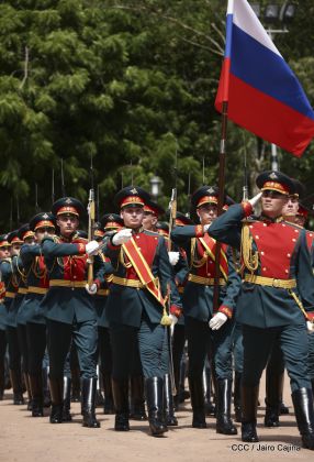 Exhibición de fantasía militar en homenaje al 40 aniversario del Ejército de Nicaragua