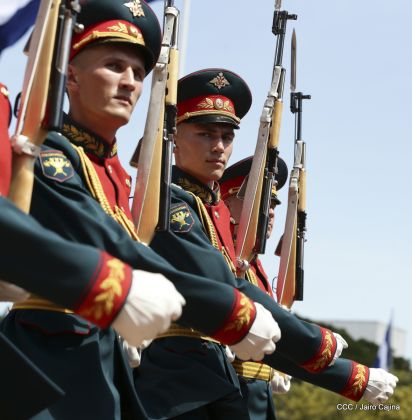 Exhibición de fantasía militar en homenaje al 40 aniversario del Ejército de Nicaragua