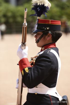 Exhibición de fantasía militar en homenaje al 40 aniversario del Ejército de Nicaragua