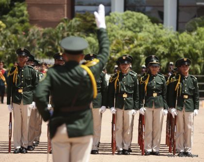 Exhibición de fantasía militar en homenaje al 40 aniversario del Ejército de Nicaragua