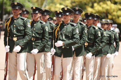 Exhibición de fantasía militar en homenaje al 40 aniversario del Ejército de Nicaragua