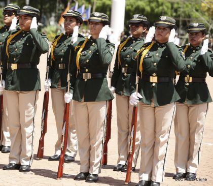 Exhibición de fantasía militar en homenaje al 40 aniversario del Ejército de Nicaragua