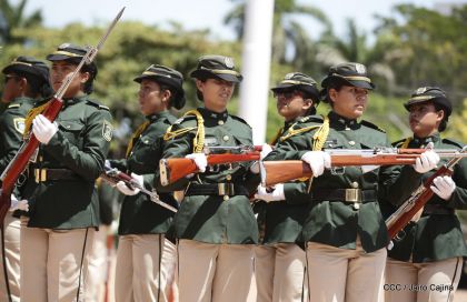 Exhibición de fantasía militar en homenaje al 40 aniversario del Ejército de Nicaragua