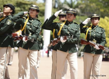Exhibición de fantasía militar en homenaje al 40 aniversario del Ejército de Nicaragua
