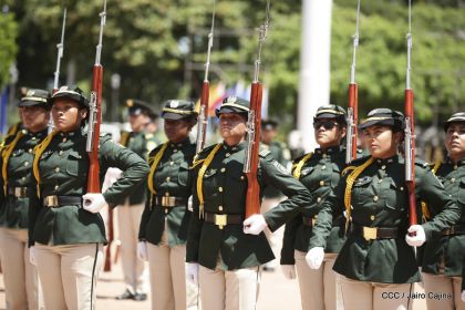 Exhibición de fantasía militar en homenaje al 40 aniversario del Ejército de Nicaragua