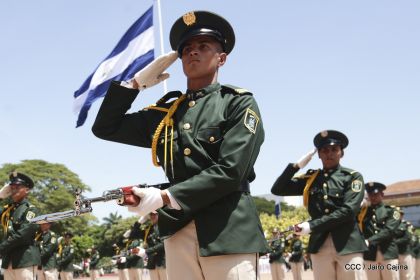 Exhibición de fantasía militar en homenaje al 40 aniversario del Ejército de Nicaragua