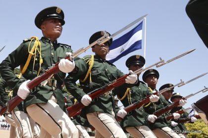 Exhibición de fantasía militar en homenaje al 40 aniversario del Ejército de Nicaragua