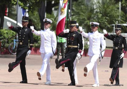 Exhibición de fantasía militar en homenaje al 40 aniversario del Ejército de Nicaragua