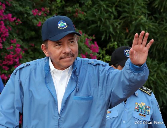Presidente Daniel Ortega y vicepresidenta Rosario Murillo reciben la Antorcha de la Libertad y la Unidad Centroamericana