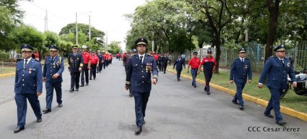 Así celebró el Benemérito Cuerpo de Bomberos de Managua sus 83 años
