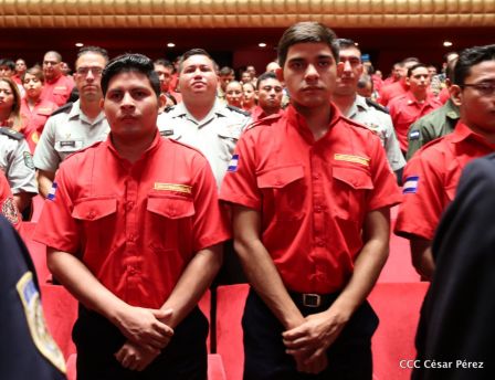 Así celebró el Benemérito Cuerpo de Bomberos de Managua sus 83 años
