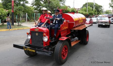 Así celebró el Benemérito Cuerpo de Bomberos de Managua sus 83 años