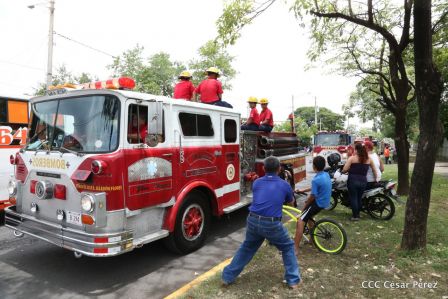 Así celebró el Benemérito Cuerpo de Bomberos de Managua sus 83 años