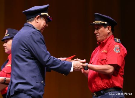 Así celebró el Benemérito Cuerpo de Bomberos de Managua sus 83 años