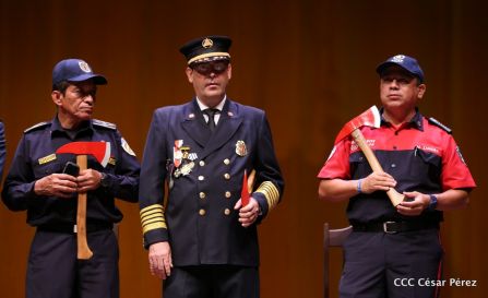Así celebró el Benemérito Cuerpo de Bomberos de Managua sus 83 años