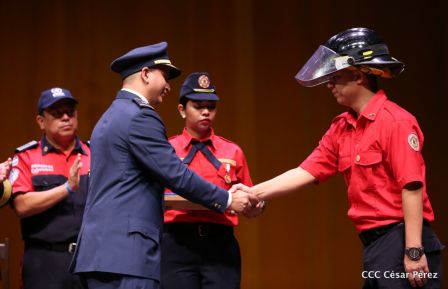Así celebró el Benemérito Cuerpo de Bomberos de Managua sus 83 años