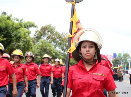 Así celebró el Benemérito Cuerpo de Bomberos de Managua sus 83 años