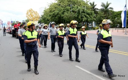 Así celebró el Benemérito Cuerpo de Bomberos de Managua sus 83 años