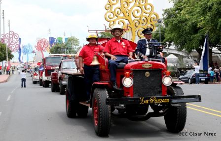 Así celebró el Benemérito Cuerpo de Bomberos de Managua sus 83 años