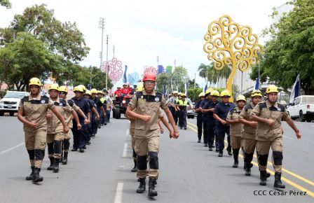 Así celebró el Benemérito Cuerpo de Bomberos de Managua sus 83 años