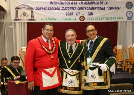 Confederación Masónica realiza su Asamblea 52 en Nicaragua