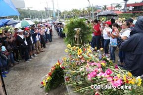 63 aniversario del paso a la inmortalidad del héroe nacional Rigoberto López Pérez
