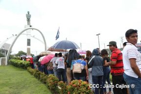 63 aniversario del paso a la inmortalidad del héroe nacional Rigoberto López Pérez