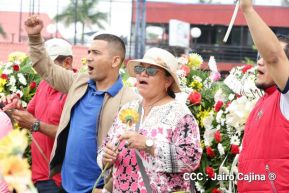 63 aniversario del paso a la inmortalidad del héroe nacional Rigoberto López Pérez