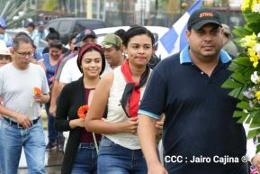 63 aniversario del paso a la inmortalidad del héroe nacional Rigoberto López Pérez