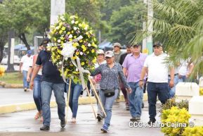63 aniversario del paso a la inmortalidad del héroe nacional Rigoberto López Pérez