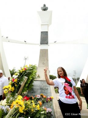 63 aniversario del paso a la inmortalidad del héroe nacional Rigoberto López Pérez
