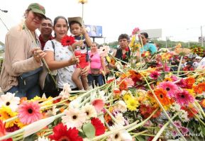 63 aniversario del paso a la inmortalidad del héroe nacional Rigoberto López Pérez