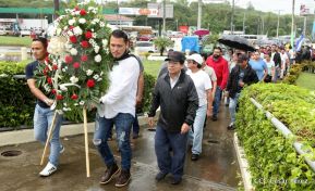 63 aniversario del paso a la inmortalidad del héroe nacional Rigoberto López Pérez