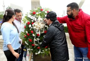 63 aniversario del paso a la inmortalidad del héroe nacional Rigoberto López Pérez